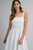 Vestido midi blanco