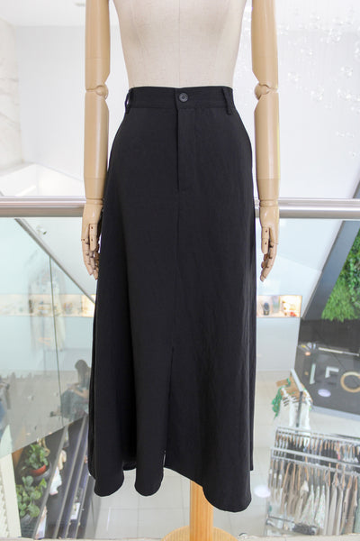 Falda midi negra