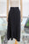 Falda midi negra