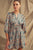 Vestido verde estampado