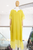 Vestido camisero lino amarillo