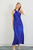 Vestido halter azul