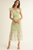 Vestido guipur verde