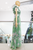 Vestido verde floral