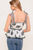 Blusa beige con flores
