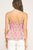 Blusa peplum rosa bordada