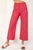Pantalón recto rojo
