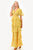 Vestido mostaza bordado