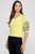 Blusa amarilla acanalada