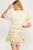 Vestido beige floral