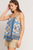 Blusa print azul