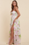 Vestido rosa floral