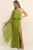 Vestido gasa verde
