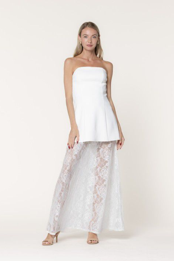 Vestido blanco encaje
