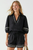 Blusa camisera negra