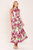 Conjunto floral magenta