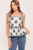 Blusa beige con flores