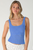 Top spandex azul