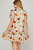 Vestido corto floral
