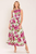 Conjunto floral magenta