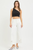 Jeans blancos bordado