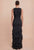 Vestido negro volantes
