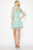 Vestido guipur menta