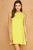 Vestido verde lima
