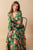 Vestido verde floral