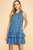 vestido corto denim