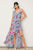 Vestido azul floral