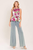 Conjunto floral magenta