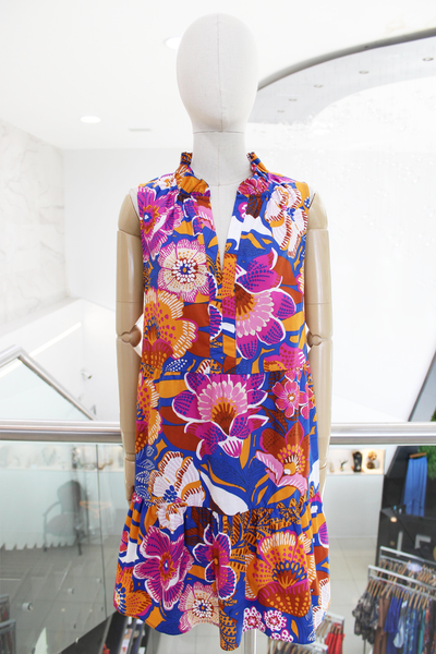 Vestido corto floral
