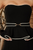 Palazzo negro strapless