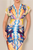 Vestido licra multicolor