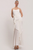 Vestido blanco plisado