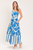 Vestido estampado azul