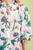 Blusa estampado floral verde