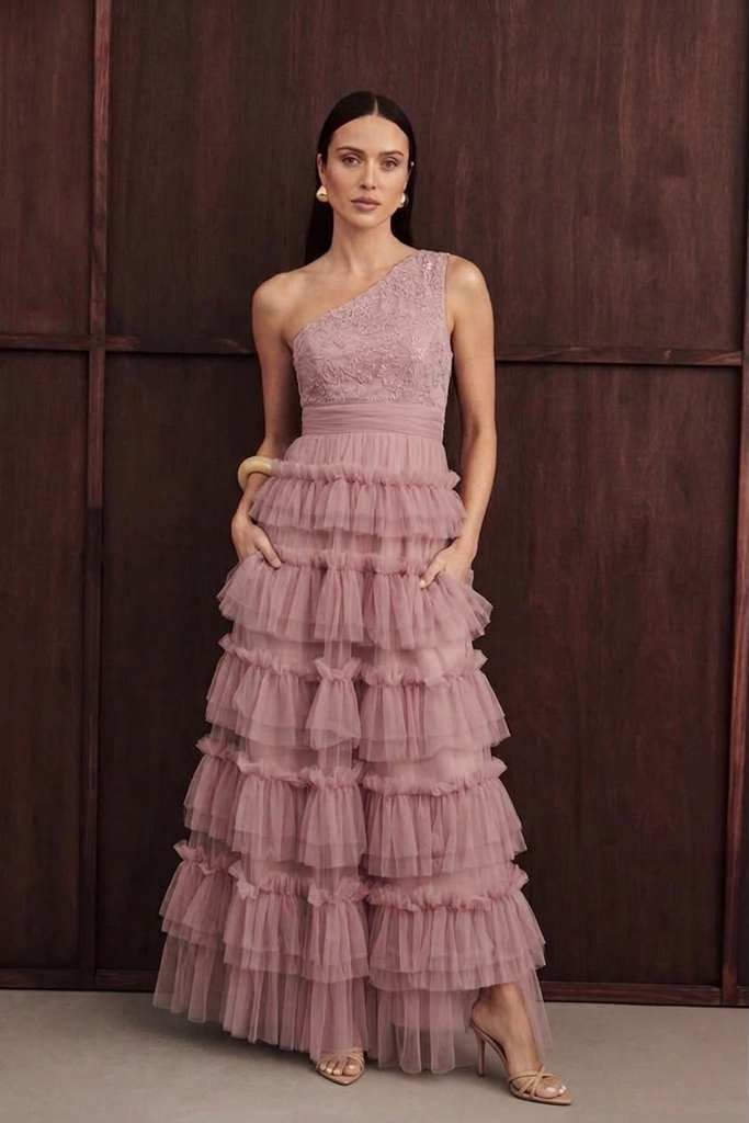 Vestido palo de rosa