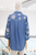 Camisa bordada azul 30/15%