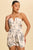 Jumpsuit floral B&W