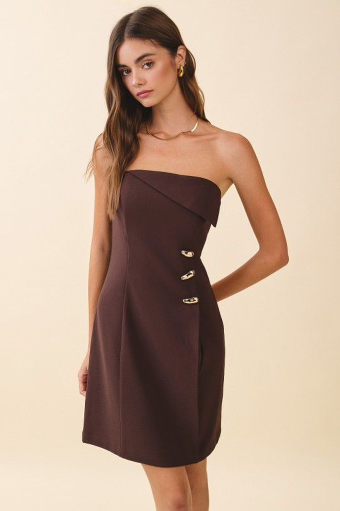 Vestido café 70/50%