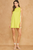 Vestido verde lima