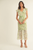 Vestido guipur verde