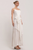 Vestido blanco plisado