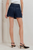 Falda short denim oscuro