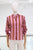 Blusa rayas rosa y café