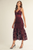 Vestido guipur burgundy