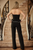 Palazzo negro strapless