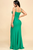 Vestido drapeado verde 50/30%